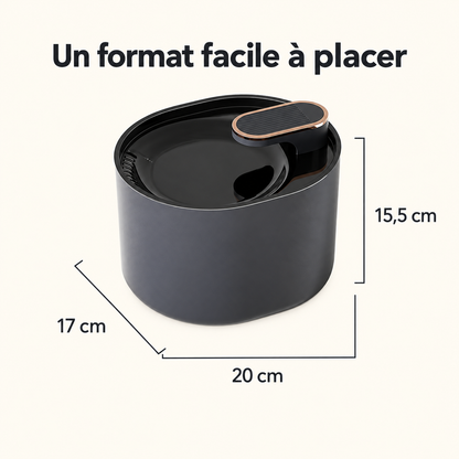 Felinexa AquaFlow | Fontaine à eau 3 L pour chats