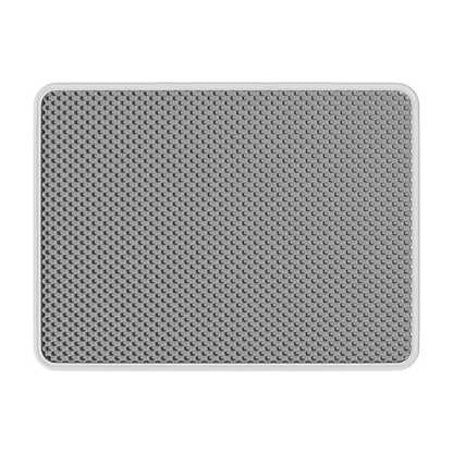 Tapis anti-litière Felinexa CleanMat coloris gris, vue de dessus